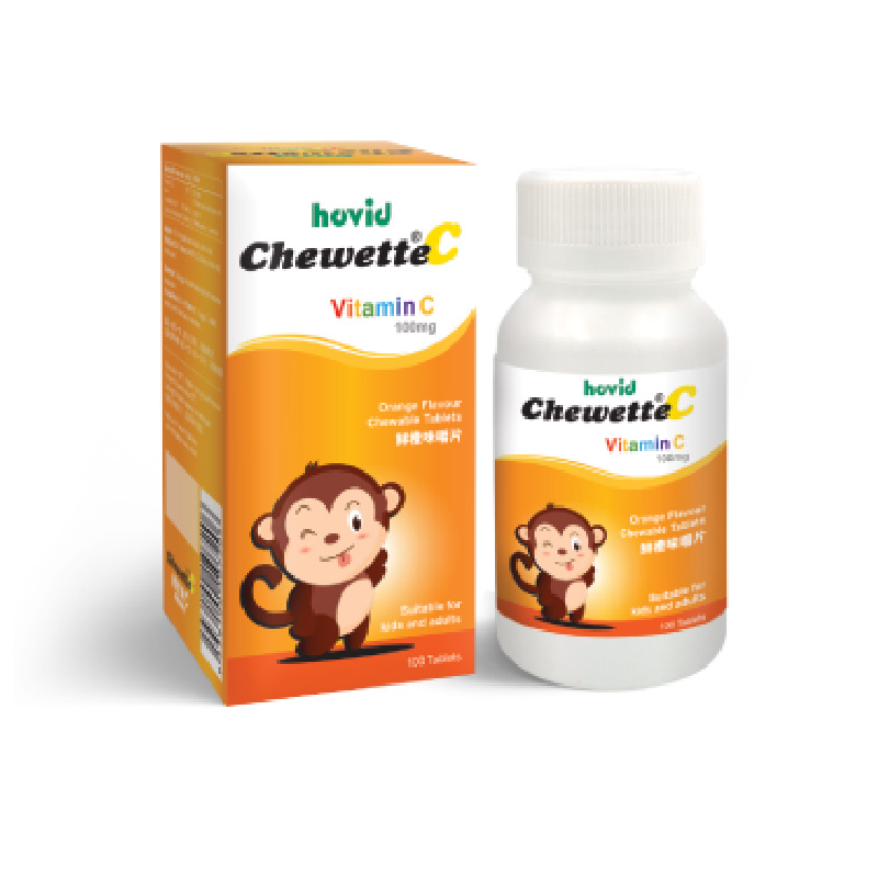 Chewette C-100mg Chewable Tablet (Orange Flavour)