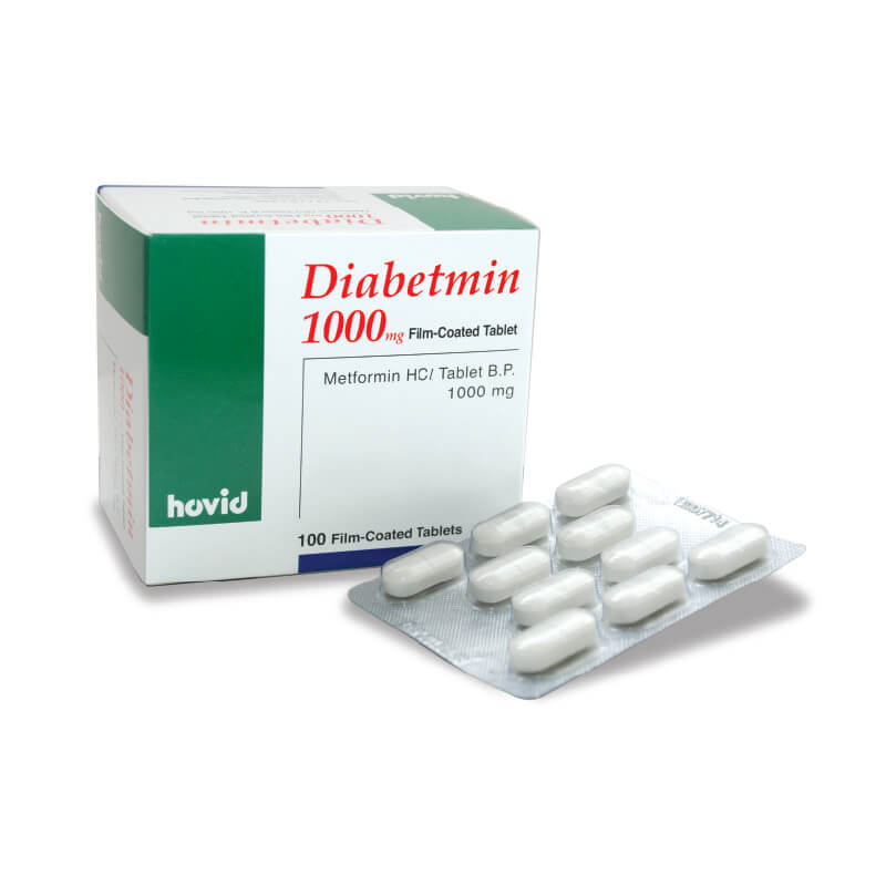 Diabetmin 1000mg Tablet (f,c)