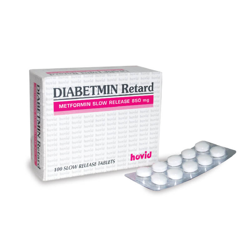 Diabetmin Retard 850mg Tablet (Slow Release)