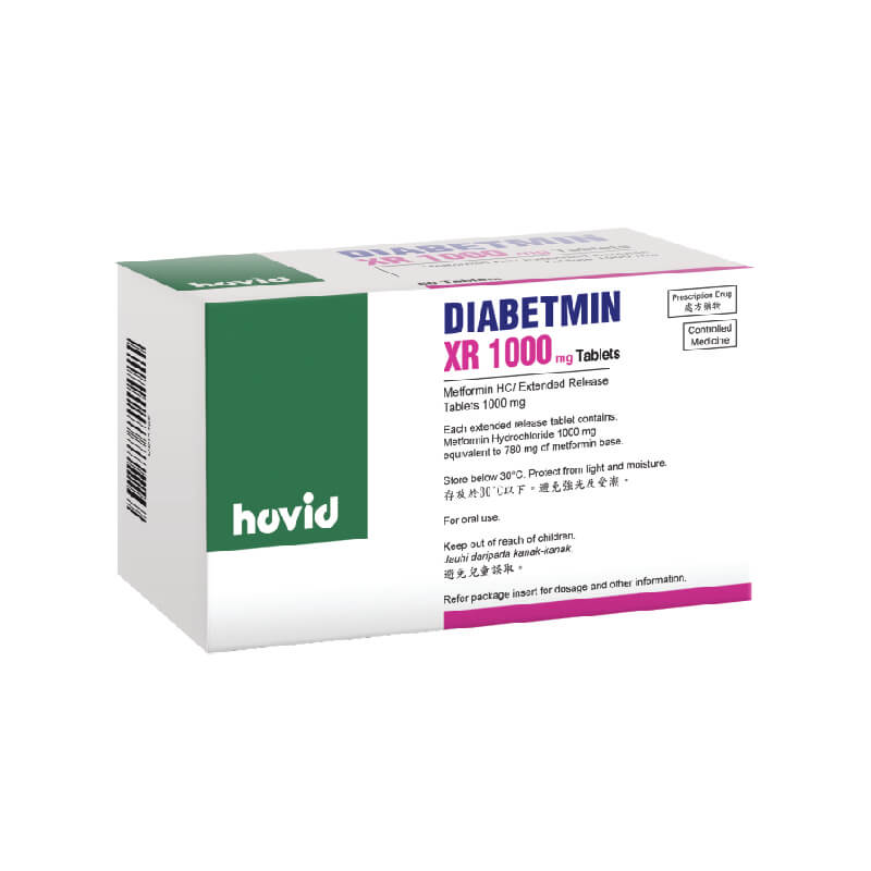 Diabetmin XR 1000mg Tablet