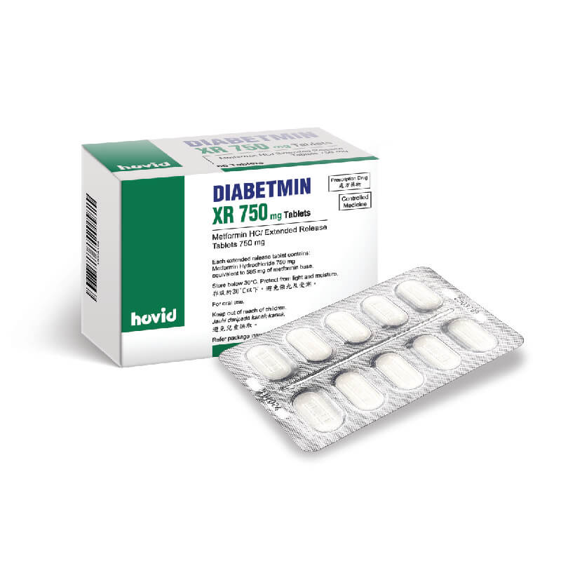 Diabetmin XR 750mg Tablet