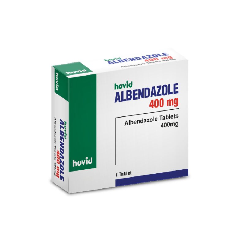 Hovid Albendazole 400mg Chewable Tablet