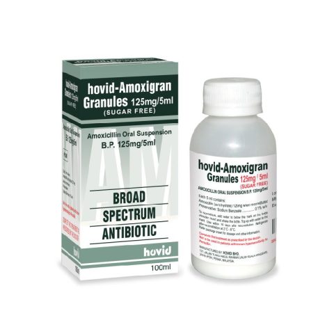 Hovid Amoxigran 125mg Granules | Hovid