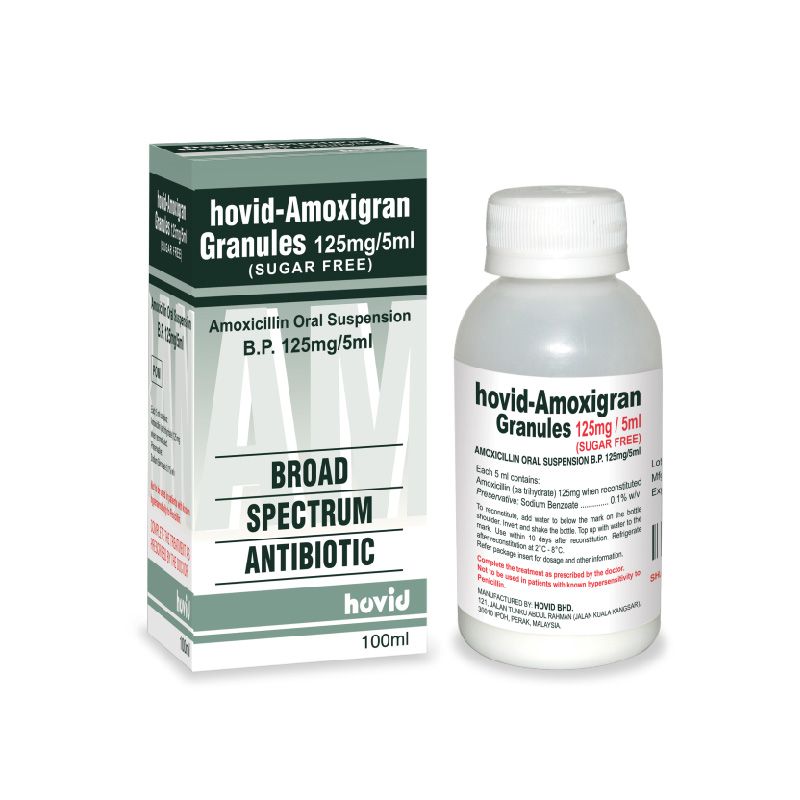 Hovid Amoxigran 125mg Granules