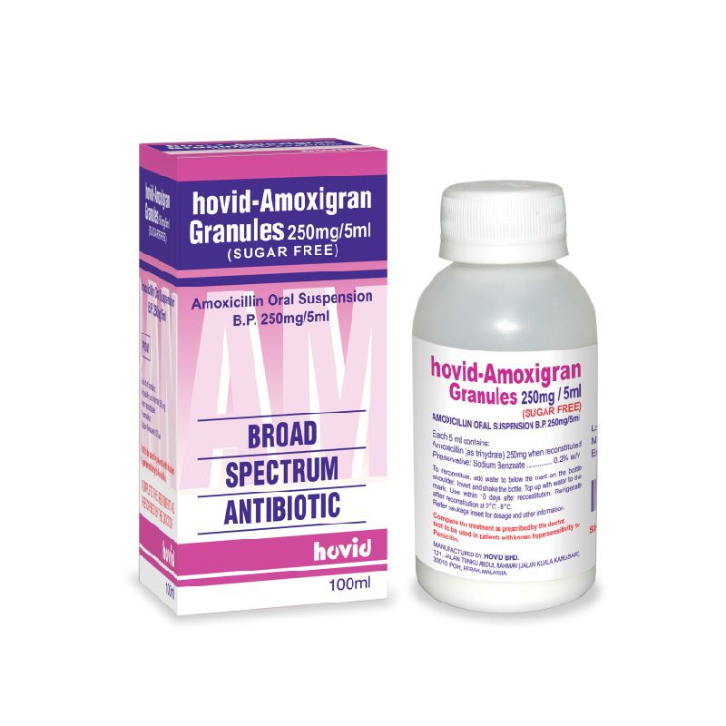 Hovid Amoxigran 250mg Granules