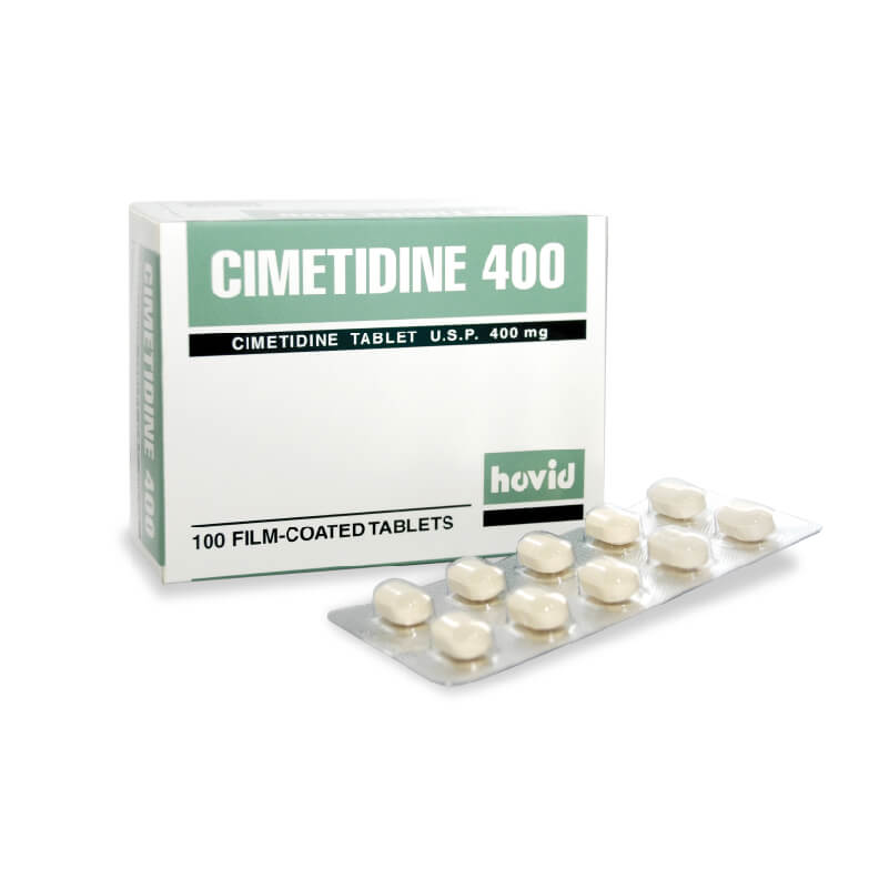 Hovid Cimetidine 400mg Tablet (f,c)