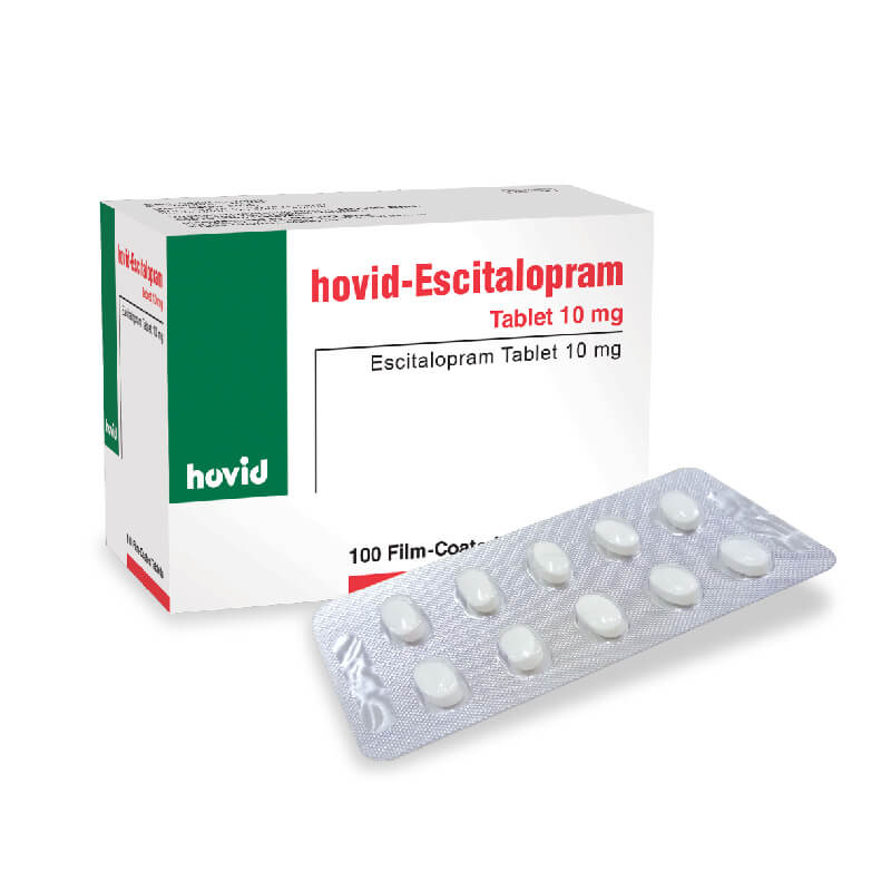 Hovid Escitalopram Tablet 10mg (f,c)