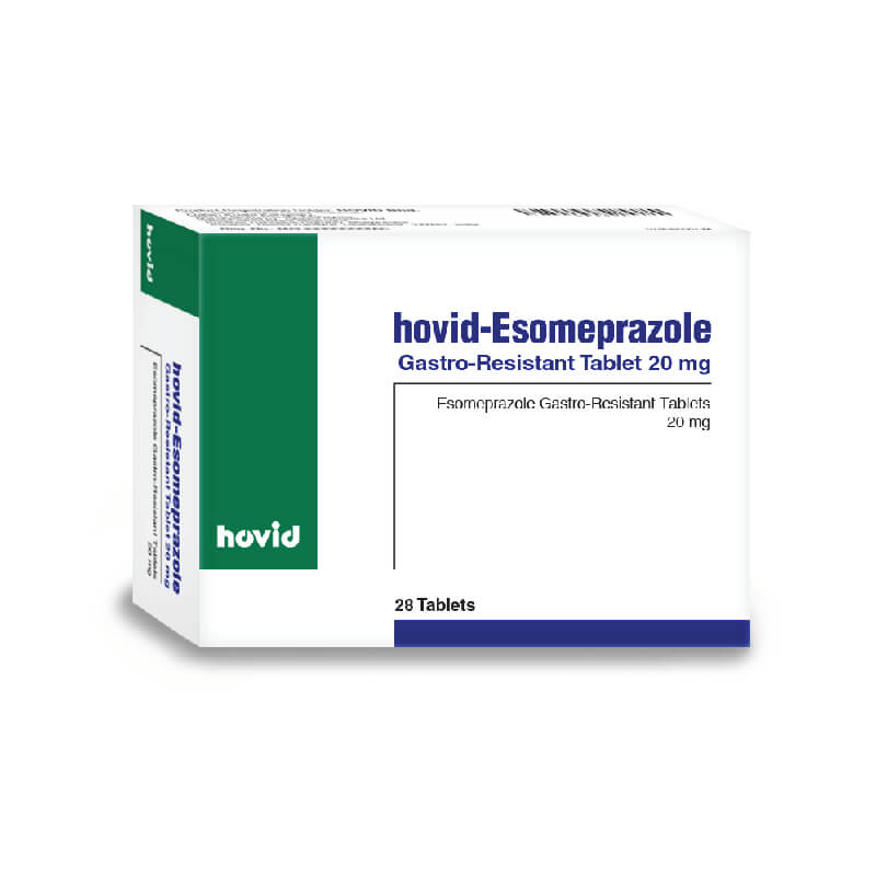 Hovid Esomeprazole Gastro-Resistant Tablet 20mg