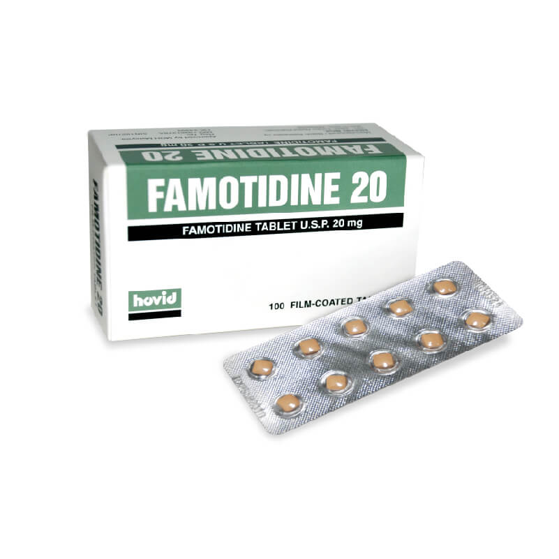 Hovid Famotidine 20mg Tablet (f,c)