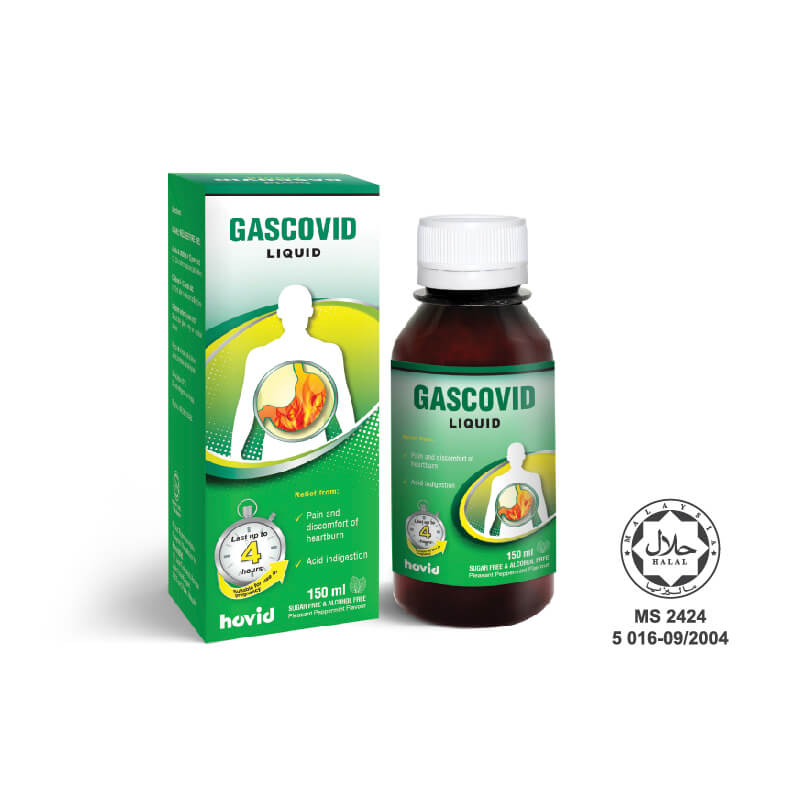Hovid Gascovid Liquid (Peppermint Flavour)